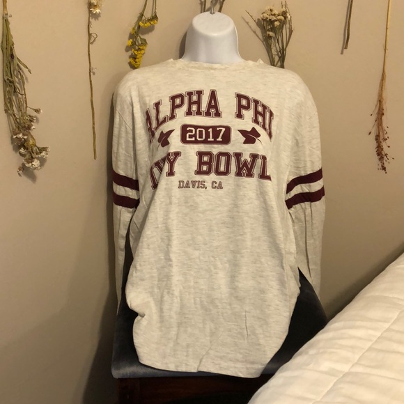 Tops - Alpha phi UC Davis Ivy Bowl Long Sleeve